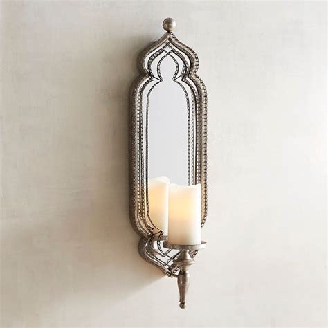 Silver Metal Lace Candle Holder Wall Sconce | Pier 1 | Candle holder ...