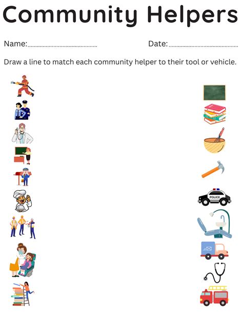 Community Helpers Activities For Preschool Free And Printable ...