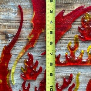 Image result for Edible Flames for Cake Tutorial