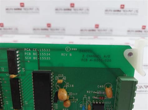 Daniel Pcb 4-6000-020 2 Channel Printed Circuit Board Rev: B 94V-0 ...