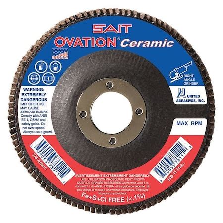 United Abrasives/Sait SAIT 78260 Ovation® Ceramic High Density ...