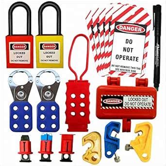 safety house loto Lockout Tagout Loto Kit - Set of 142: Amazon.in ...