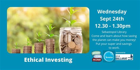 Ethical Investing - Smart Living Ballarat September, Sebastopol Library ...