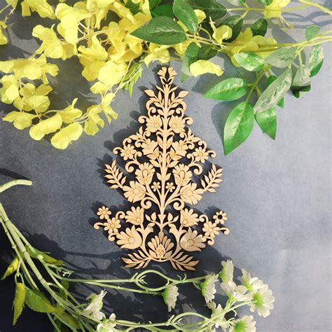 Rajwadi Floral Motif Pre Mark Cutout P – Handilane