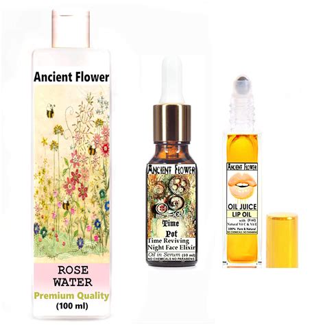 Ancient Flower - Rose Water and Time Pot - Anti Aging - Night Face ...