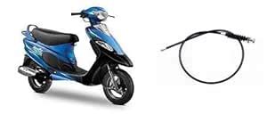WHEEL DRIVE Compatible with Tvs Scooty Pep Plus Rear Back Brake Cable ...