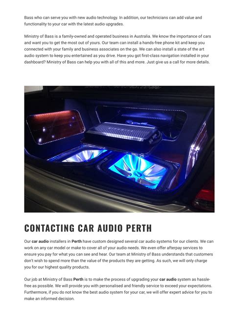 Car Audio Perth