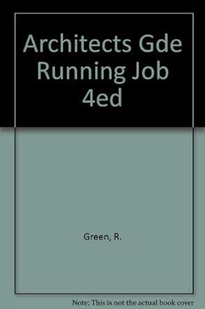 Architects Gde Running Job 4ed : Green, R.: Amazon.in: Books