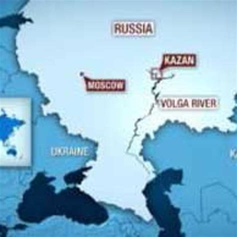 Volga River Map Europe