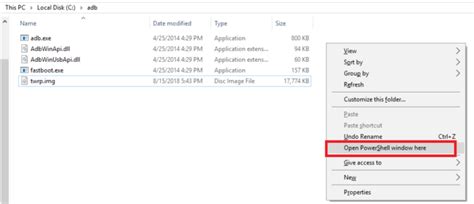 Image result for PowerShell Commands to Install TWRP