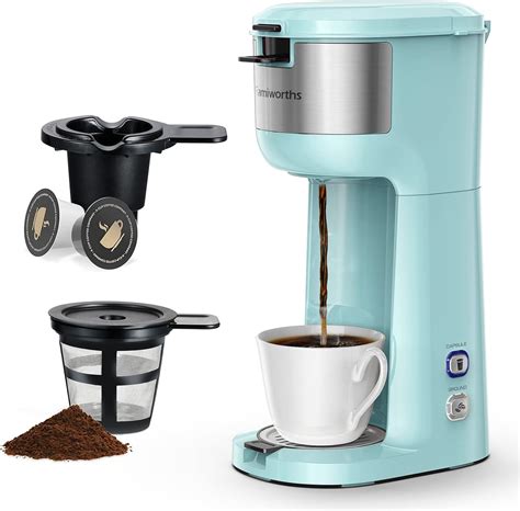 Amazon.com: Famiworths Single Serve Coffee Maker for K Cup and Ground ...