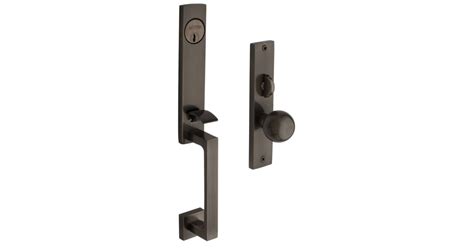 Baldwin 6562151ENTR New York Single Cylinder Mortise Handleset Trim Set ...