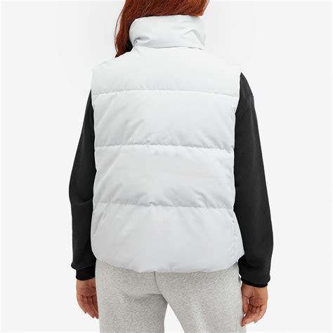 Canada Goose Women's Grandview Cropped Vest in Silverbirch Canada Goose