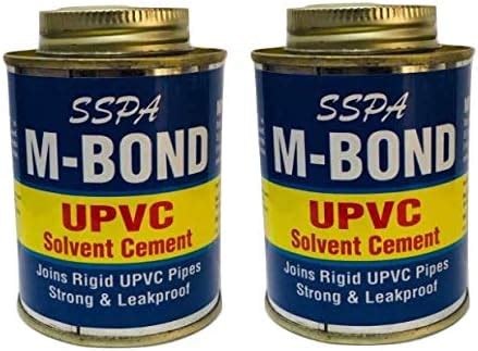 SSPA M- BOND UPVC SOLVENT CEMENT (PACK OF 2)- 237 ML : Amazon.in ...