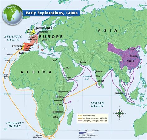 Image result for Early Explorers Map