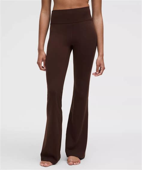 Lululemon Groove High-rise Nulu Flared Pants Tall In Brown | ModeSens