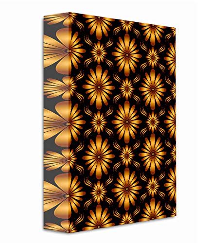 Paper Pebbles Flower Design Folder Case, A4 Size, Ring Binder File ...