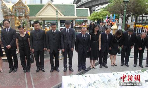 中国驻泰使馆公祭8.17曼谷爆炸事件遇难者(图)|曼谷|泰国_凤凰资讯