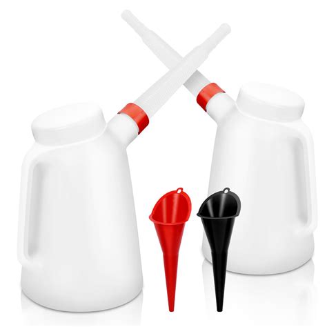 Amazon.com: LadyRosian 2 Pack Oil Measuring Container 5 Quart ...