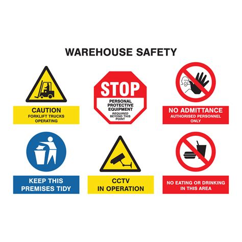 Warehouse Safety Signs