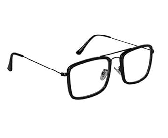 Buy Peter Jones Designer Square Black Unisex Frame at Amazon.in