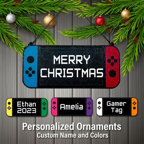 Video Game Ornament, Personalized Gamer Christmas Gift, Custom Gaming ...