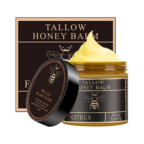 Beef Tallow and Honey Balm for Skin : Grass Fed Whipped Beef Tallow With Honey Face Body ...
