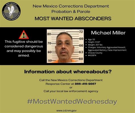 New - ⚠️ May 2024 Most Wanted Probation & Parole Absconders ⚠️ Michael ...