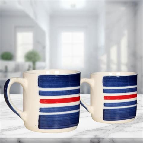 Buy RAJ ROYAL Ceramic Mugs 250ml - Coffee/Tea Mugs - Microwave ...