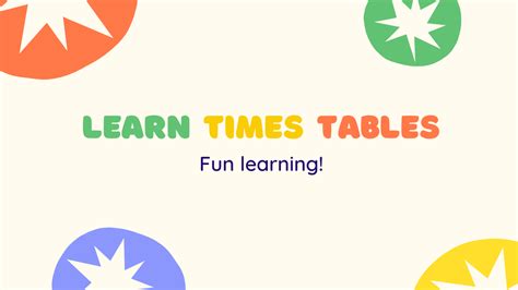 Learn Times Tables 的图像结果