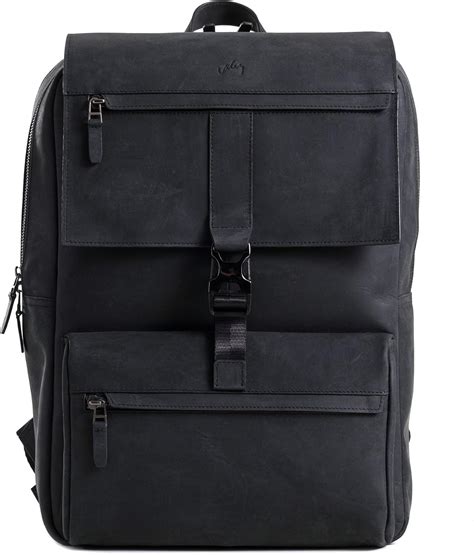 VELEZ Black Top Grain Leather Backpack + Messenger India | Ubuy