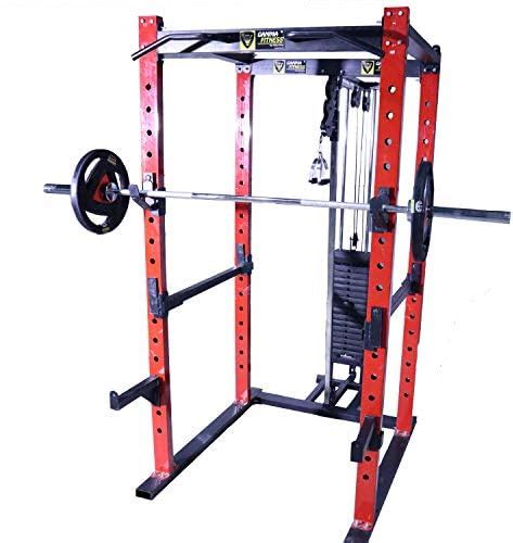 GAMMA FITNESS Power Squat Rack PR-40 Luxury | Power Squat Rack with ...