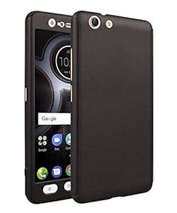 COVERBLACK Front & Back Case for Vivo 1606:Vivo Y53 Black : Amazon.in ...