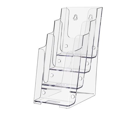 Marketing Holders 4"W Brochure Holder Displays Organizer Handout Take ...
