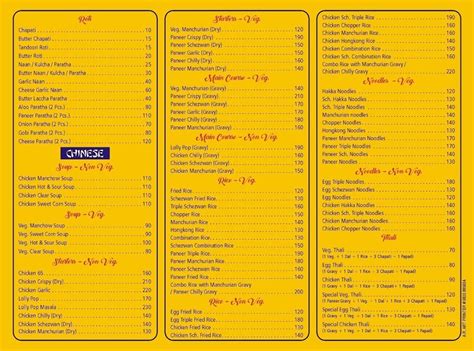 Menu at King's Kitchen And Take Away, Mumbai