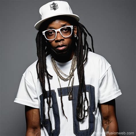 Rapper with Baggy Jeans and Glasses | Stable Diffusion Online
