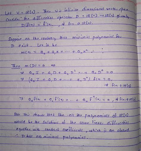 Do there exists any vector space v such that one linear operator on v ...