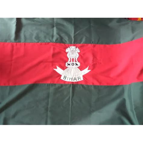 Buy Bihar Regiment Flag at Best Price, Customized Embroidered 6x4 Feet Flag