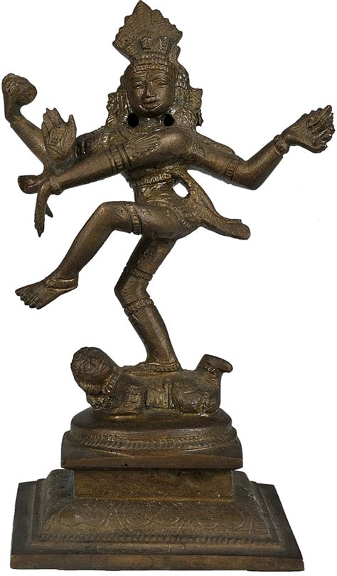 Buy Exotic India Lord Shiva as Nataraja - Bronze Sculpture from South ...