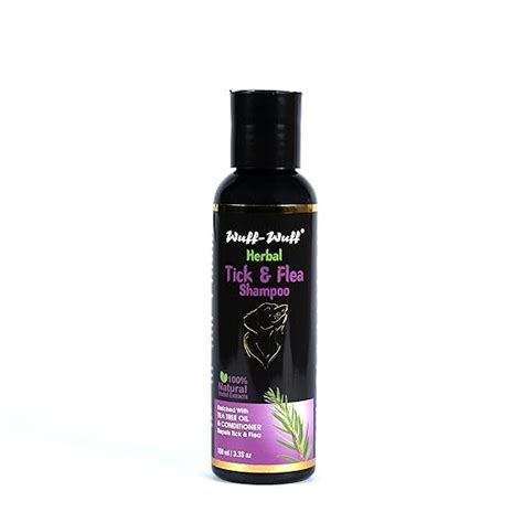 Buy Wuff Wuff Herbal Tick & Flea Dog Shampoo with Conditioner - Anti ...