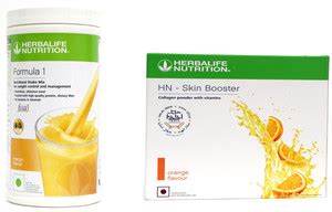 Herbalife Nutrition Formula 1 Mango 500 gram + Booster 30 Sachets Set ...