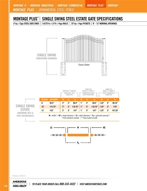 Ameristar Fence Products, Catalogs, Montage Plus | ARCAT
