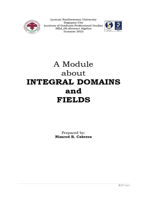 Image result for Module in Mathematics