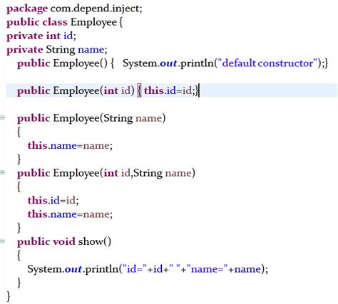 Image result for Dependency Injection in Java Spring