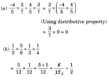 Class 8 Maths Chapter 1 Question Answers - Rational Numbers