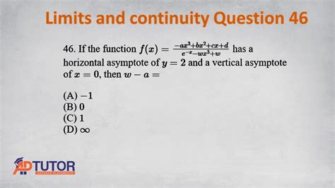 AP Calculus AB Limits & Continuity | Practice Questions