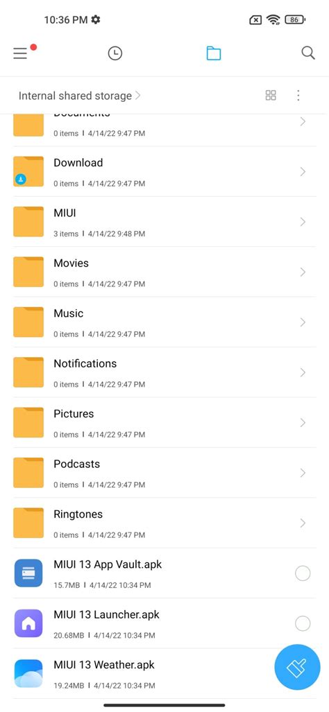 MIUI 13 Tutorial 的图像结果