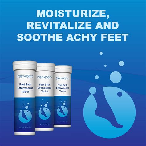 Buy Diabetic Foot Soak Effervescent Tablets Foot Care by Nerve Spa ...