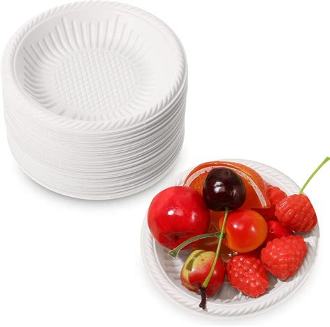 Amazon.com: Irenare 50 Pack Small Paper Plates 4 Inch Dessert Paper ...