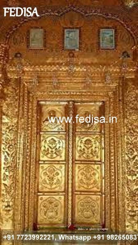 Carved Silver Door Carved Brassr Door Mandir Glass Door Design For Home ...